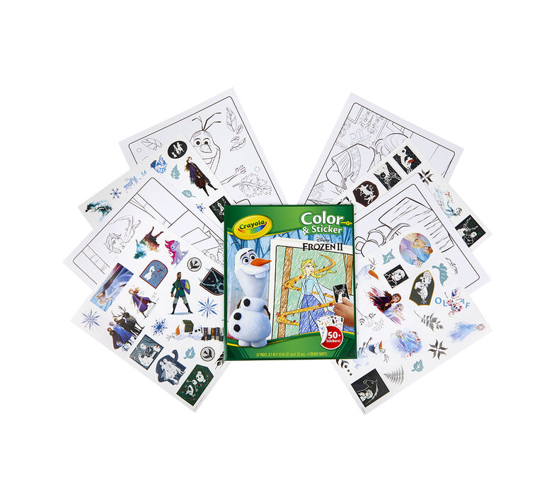 Frozen 2 Color & Sticker Book Set